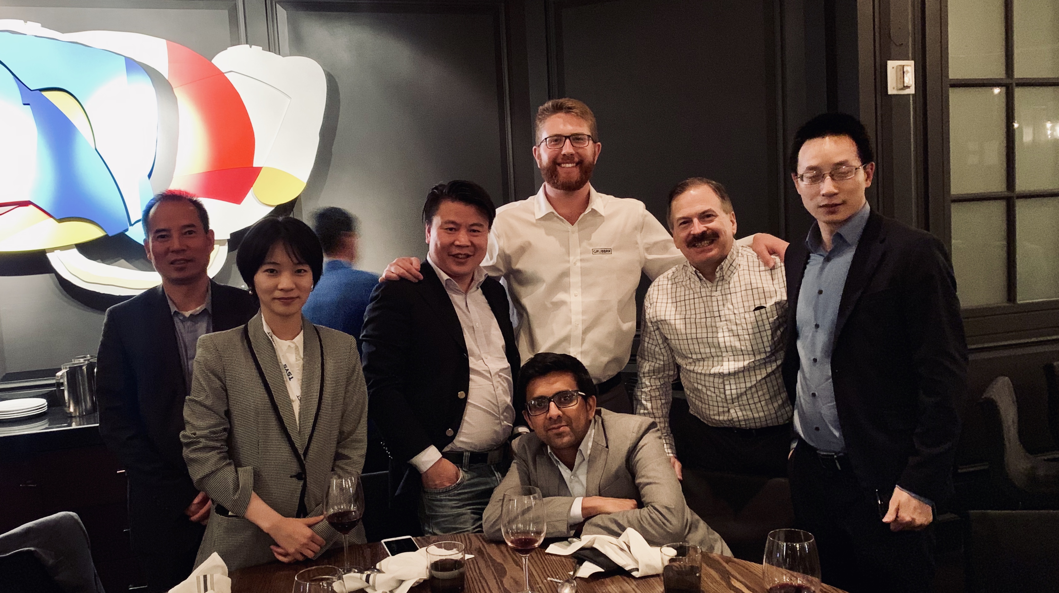 Small private group after dinner